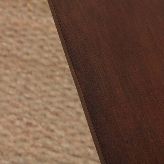 Geometric Wooden Side Table, 1940s For Sale - Image 6 of 10