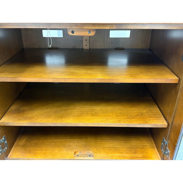 William Sonoma for Pottery Barn Printer's Two Piece Storage Bookcase For Sale - Image 10 of 12