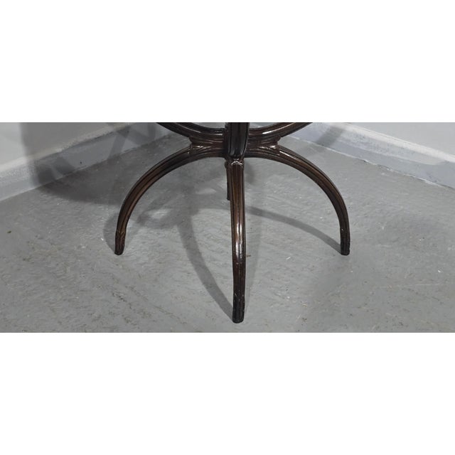 Brown Mahogany Occasional Centre Table, 1920 For Sale - Image 8 of 14