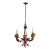 Mid 20th Century Italian Rococo Style Gilt Wood Chandelier For Sale