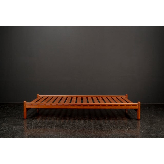 Mid-Century Danish Handcrafted Daybed in Teak, 1960s For Sale - Image 6 of 18