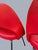 1950s Eero Saarinen for Knoll Executive Side Chairs in Red Vinyl - Pair For Sale - Image 10 of 14