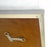 c1960s Large 37x61 Rectangle Solid Aluminum Frame Mid Century Modern Wall Mirror For Sale - Image 6 of 14