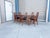 1960s Danish Modern Teak Extendable Dining Set For Sale In Los Angeles - Image 6 of 17