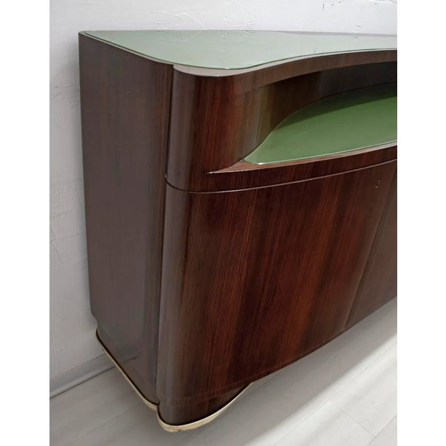 Wood Walnut Sideboard by Vittorio Dassi for Dassi Mobili Moderni Lissone, 1950s For Sale - Image 7 of 18