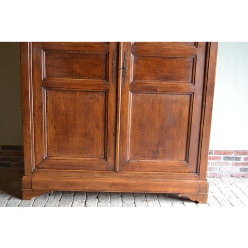 Antique Louis Philippe Oak Cabinet For Sale - Image 4 of 10