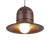 Metal Mid-Century Brown Pendant Lamp, 1970s For Sale - Image 7 of 10