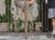 Wood French Giltwood and Green Painted Wedding Mirror With Beaded Frame, Circa 1920 For Sale - Image 7 of 9