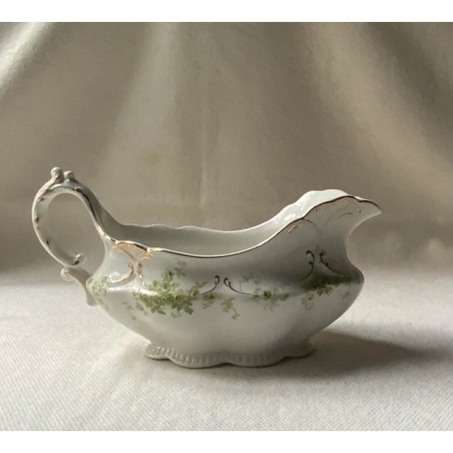 1920s Alfred Meakin English Country House Milk Jug & Sauce Boat For Sale - Image 14 of 18