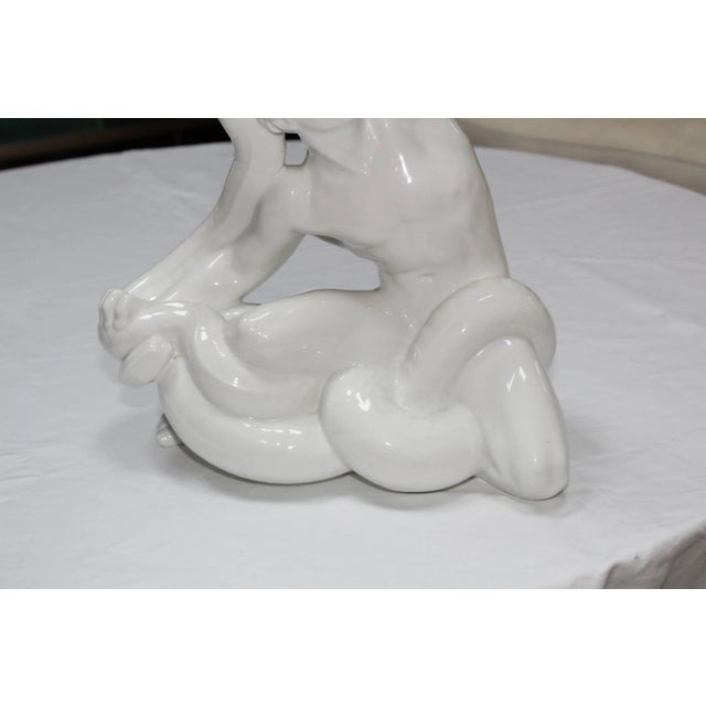 Ceramic Dahl Jensen Danish Porcelain Sculpture For Sale - Image 7 of 13