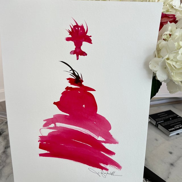 Ink Wash Dress Collection by Jo Baskerville For Sale In West Palm - Image 6 of 12