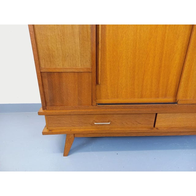 Vintage Oak Wardrobe, 1960s For Sale - Image 15 of 18