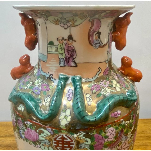 Red Early 20th Century Chinese Porcelain Vases - a Pair For Sale - Image 8 of 13