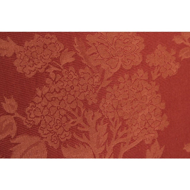 Brown Vintage French Provincial Upholstered Love Seat Settee For Sale - Image 8 of 18