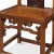 Waiting Chair with Carved Backrest For Sale - Image 4 of 5