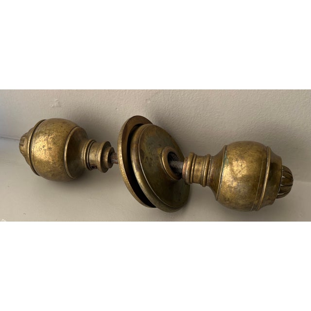 Antique 19th Century Brass Door Knob For Sale - Image 14 of 18