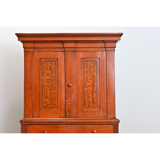 Swedish 18th Century Painted Linen Press For Sale - Image 9 of 16
