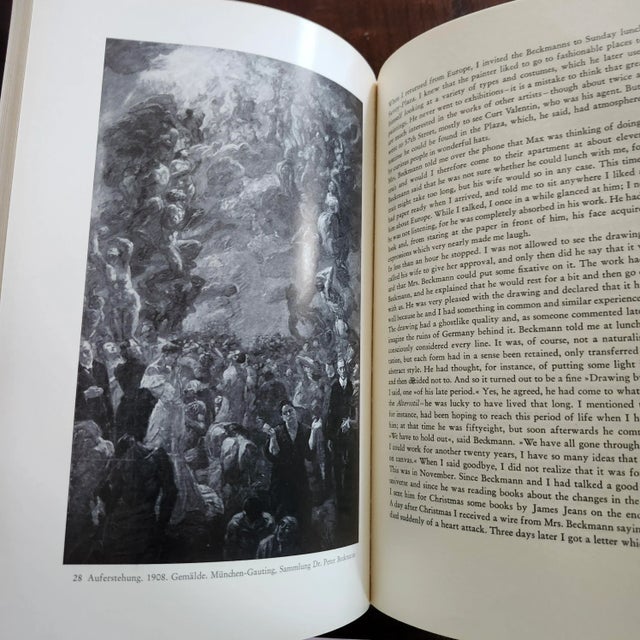 Vintage Blick Auf Beckmann, Max Beckmann Dokumente Und Vortrage Book by Piper For Sale - Image 4 of 7