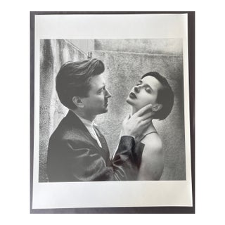 1980s "David Lynch & Isabella Rossellini" Vintage Silver Gelatin Print by Helmut Newton For Sale