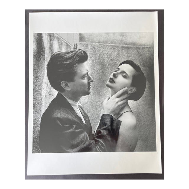 1980s "David Lynch & Isabella Rossellini" Vintage Silver Gelatin Print by Helmut Newton For Sale
