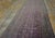 1900 - 1909 1900s Antique Large Chinese Diamond Grid Purple Baotou Knotted Runner Rug For Sale - Image 5 of 12