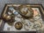 Victorian Vintage Framed Brass Assemblage Wall Decor For Sale - Image 3 of 16