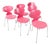 Model 3101 The Ant Chairs by Arne Jacobsen for Fritz Hansen, 1970s, Set of 6 For Sale