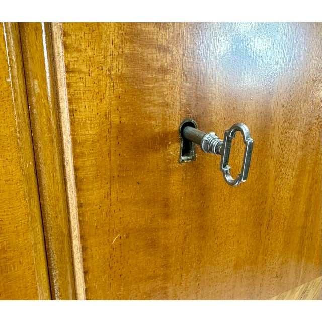 Brown 1940’s Swedish Cabinet by Erik Mattson For Sale - Image 8 of 8