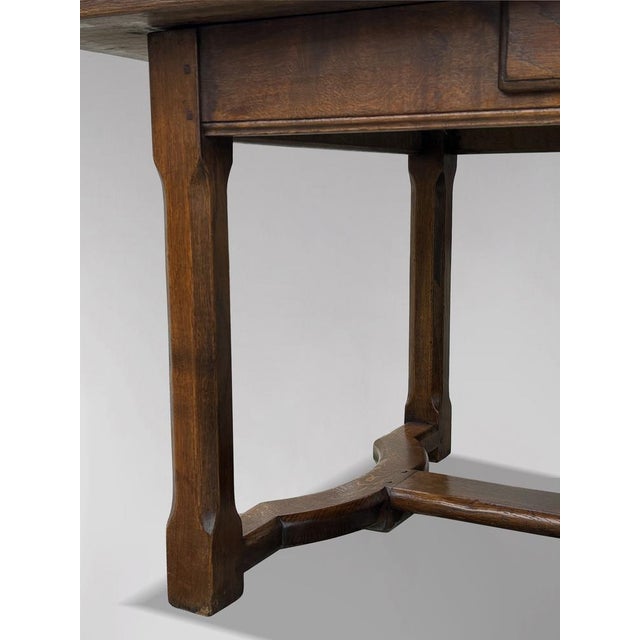 Wood Large 19th Century French Oak Farmhouse Dining Table, 1880 For Sale - Image 7 of 12