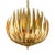 ARTICHOKE Ceiling Light - Random Curved Metal Leaves With Internal Gold Leaf To Reflect Warm Glow. - Material: Steel with...