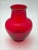 Mid-Century Modern Red Glass Vase in Wave Pattern from Whitefriars, 1950s For Sale - Image 6 of 10