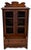 Unusual Early 1900s Antique American Miniature Size Wood & Glass Front "Salesmans Sample" Kitchen Hutch - 23 Inches Tall For Sale - Image 13 of 18