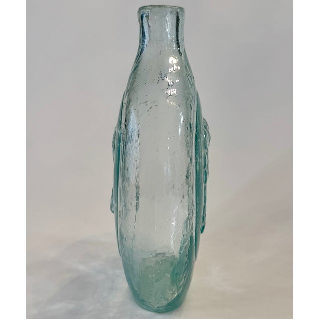 Mid 19th Century Antique Americana Aqua Glass Flask George Washington Zachary Taylor Circa 1848 For Sale - Image 5 of 12