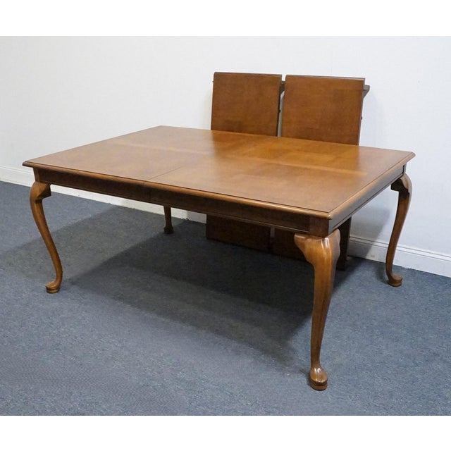 Thomasville Furniture Fisher Park Collection 107" Dining Table 21621-762 For Sale - Image 10 of 11