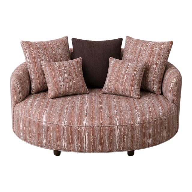 Minotti Florida Outdoor Round Loveseat For Sale
