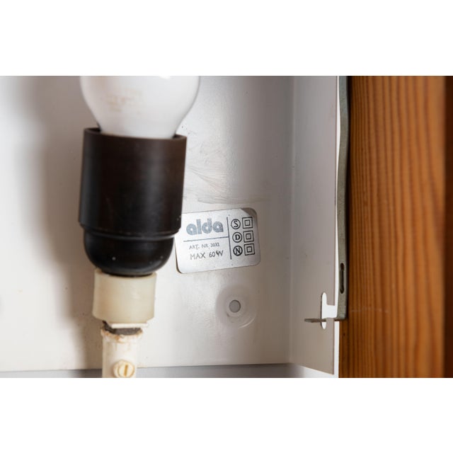 Vintage Wall Lamps in Pine from Alda, 1970s, Set of 2 For Sale - Image 14 of 15