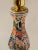 1920s Antique Hand-Painted Delft Ceramic Table Lamp in French Faience with New Shade For Sale - Image 5 of 11