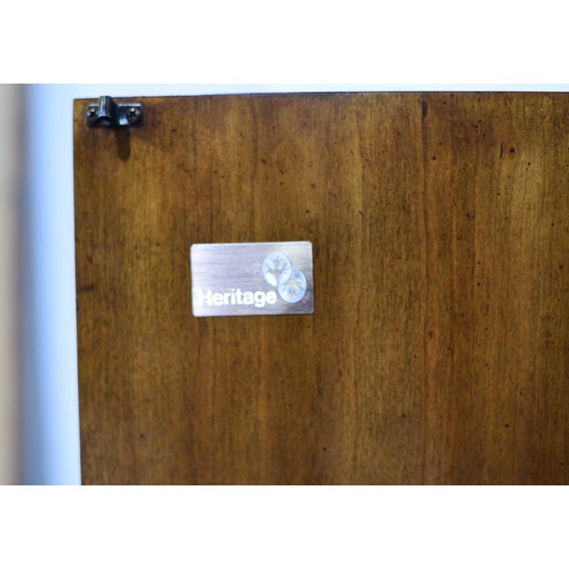 Mid Century Console Table & Mirror Set Laureate Collection by Drexel Heritage For Sale - Image 12 of 12