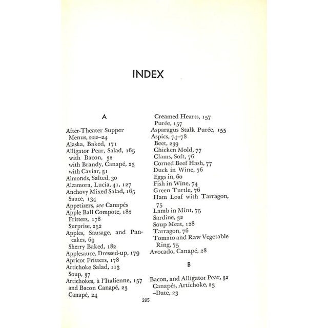 1930s "To the Queen's Taste a Cook Book for Moderns" 1937 Hilles, Helen Train For Sale - Image 5 of 6