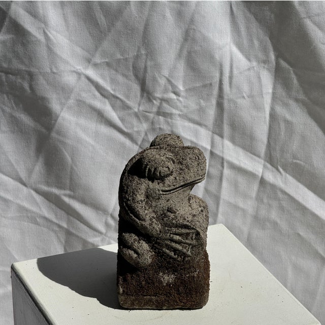 Small Balinese Limestone Frog Sculpture, 2000s For Sale - Image 17 of 18