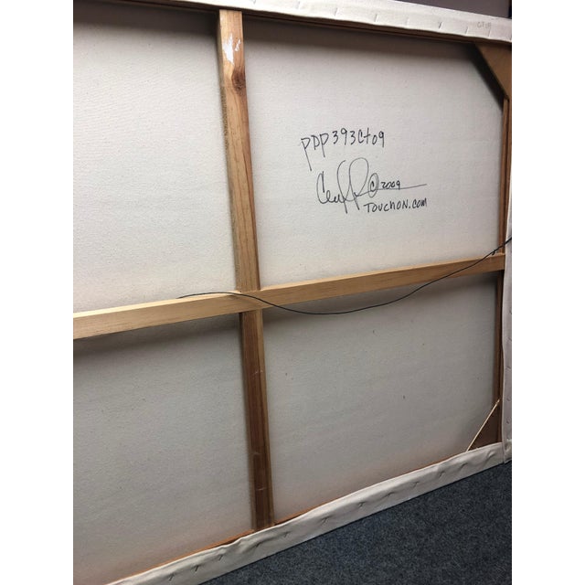 Cecil Touchon Cecil Touchon Collage on Canvas Titled: “PDP393ct09” 2008 For Sale - Image 4 of 11