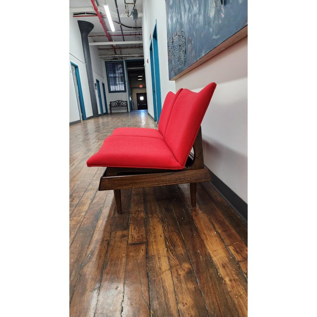 Wood Vintage 2 Seat Modular Seating by Gerald McCabe For Sale - Image 7 of 10