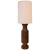 Wood Extra Large Late 20th Century Turned Wood Lamp For Sale - Image 7 of 7