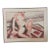 Philip Pearlstein Artist Proof Girl on an Orange and Black Mexican Rug 1973 For Sale