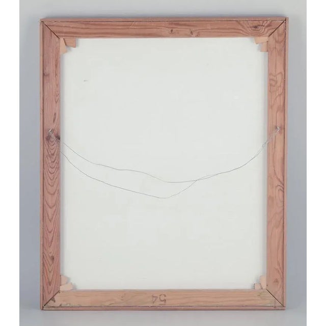 Gunnar Nordström, Abstract Composition, 1969, Oil on Canvas For Sale - Image 7 of 8