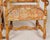 Spanish Revival Pair of Antique French Louis Xiii–xiv Style Walnut Armchairs, Newly Upholstered For Sale - Image 3 of 7