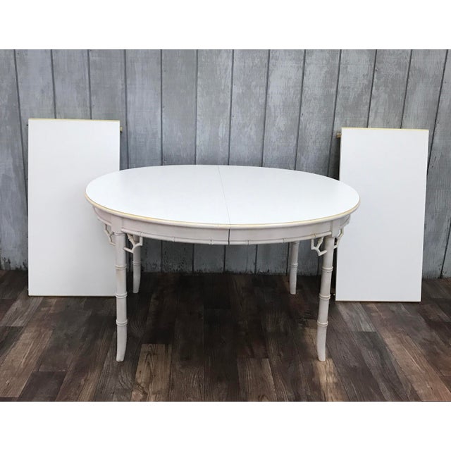Thomasville Allegro Faux Bamboo Dining Table Chairish