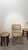 Bentwood Stools 214 with Viennese Wickerwork on Brown Wood by Thonet Brothers for Thonet, 1981, Set of 2 For Sale - Image 16 of 18