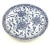 Mid-Century Modern Vintage Underglaze Cobalt Blue Over White Chinese Decorative Porcelain Plate For Sale - Image 3 of 9