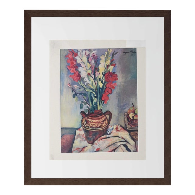 Suzanne Valadon "Gladioli in a Vase" (1929) – Fine Art Print (10" X 13") For Sale